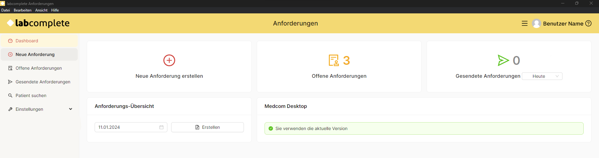 Dashboard – die Gesamtübersicht